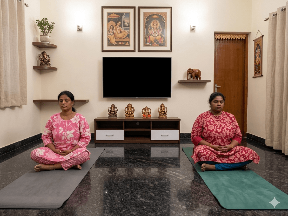 Chakras yoga class at Siva Yoga Studios Besant Nagar Chennai