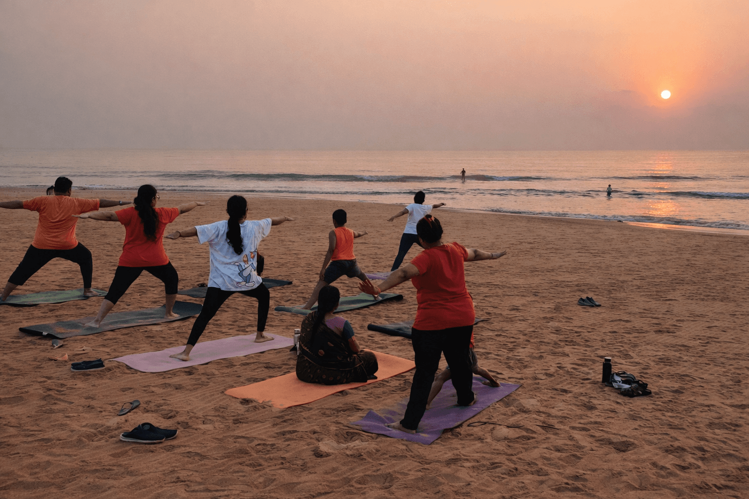 Siva Yoga Studio gallery - Yoga practice and studio atmosphere in Besant Nagar Chennai