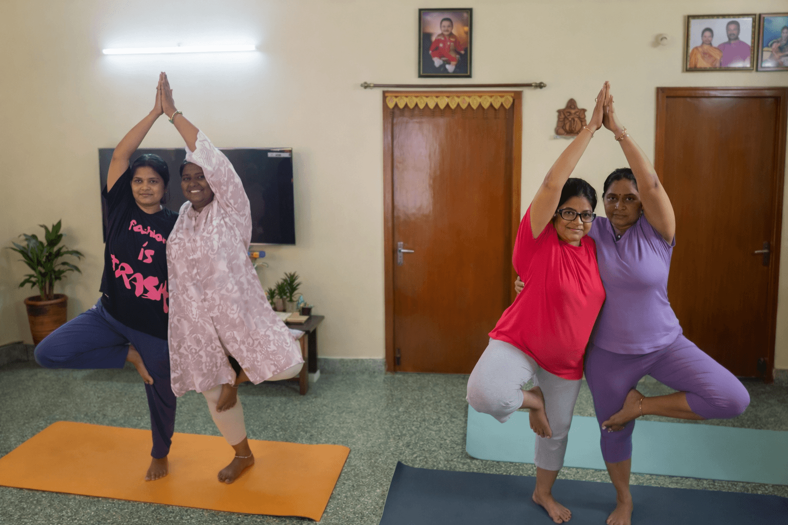 Couples Yoga specialized yoga program at Siva Yoga Studios Chennai