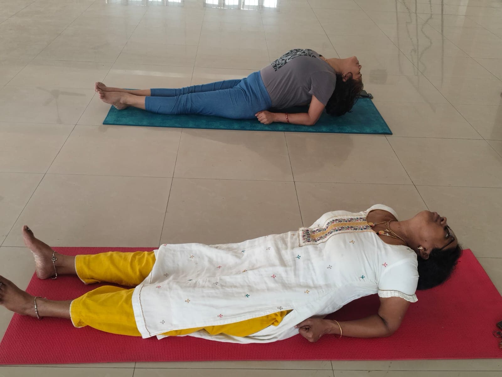 Stress Relief yoga class at Siva Yoga Studios Besant Nagar Chennai